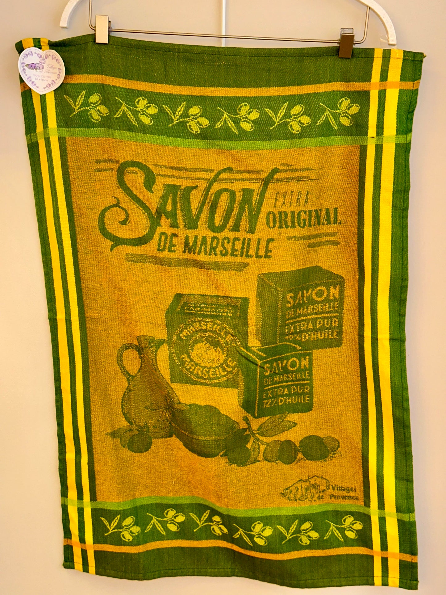 Torchon Savon de Marseille - Vert