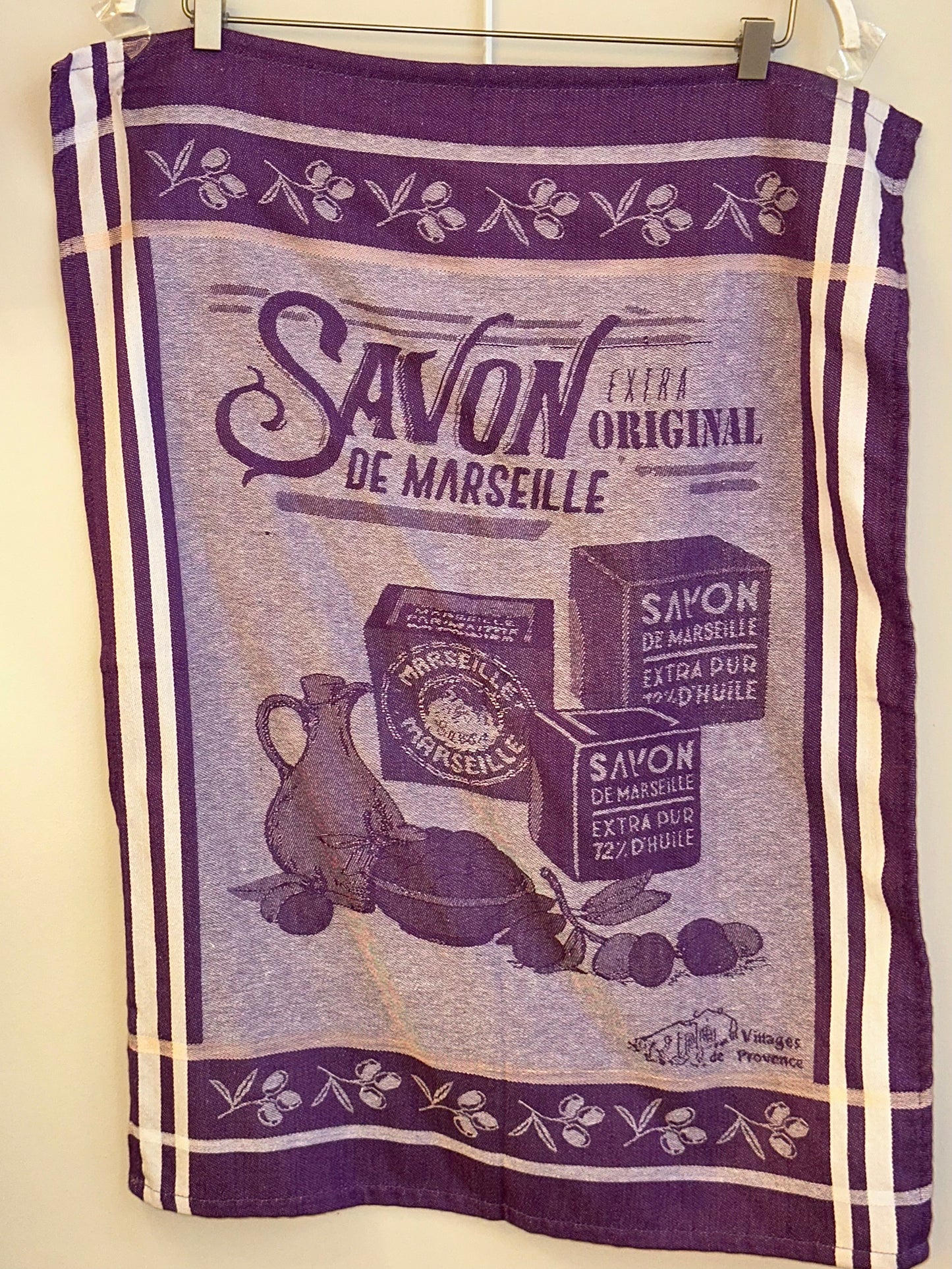 Torchon Savon de Marseille - Violet