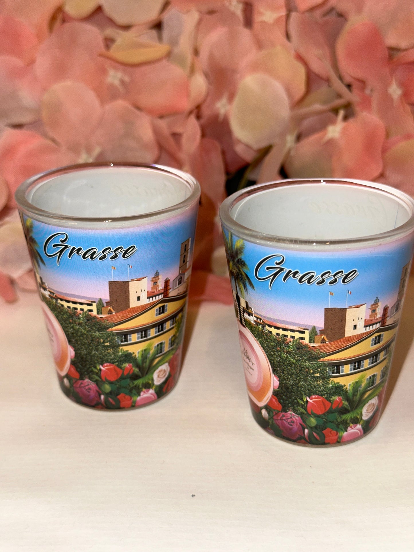 Verre souvenir de Grasse