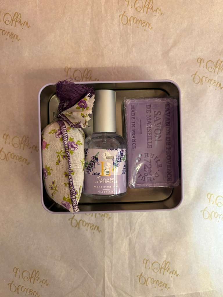 Coffret cadeau lavande