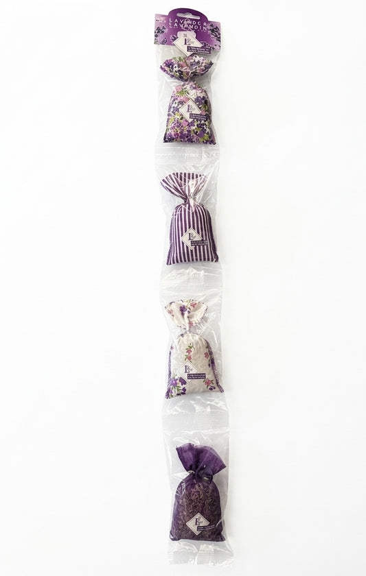Lot de 4 sachets de lavande - Violet