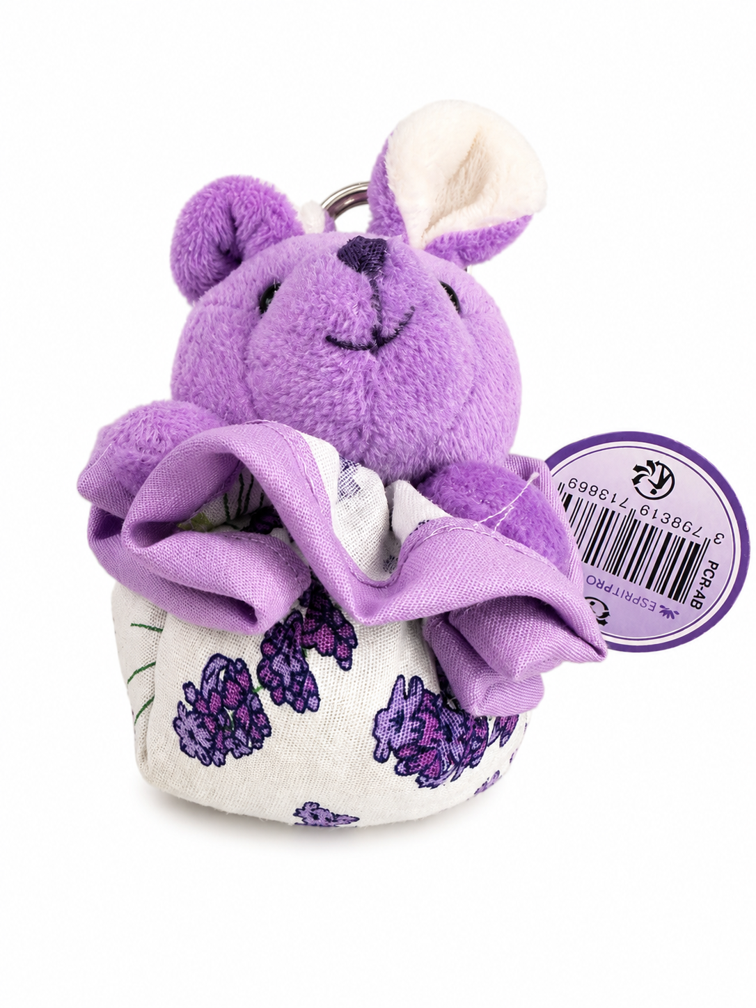 Porte-Clé Ourson & Lapin Lavande